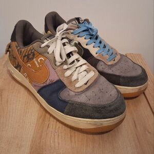 Travis Scott X Air Force 1 Low ‘Cactus Jack’ Mens Size 10